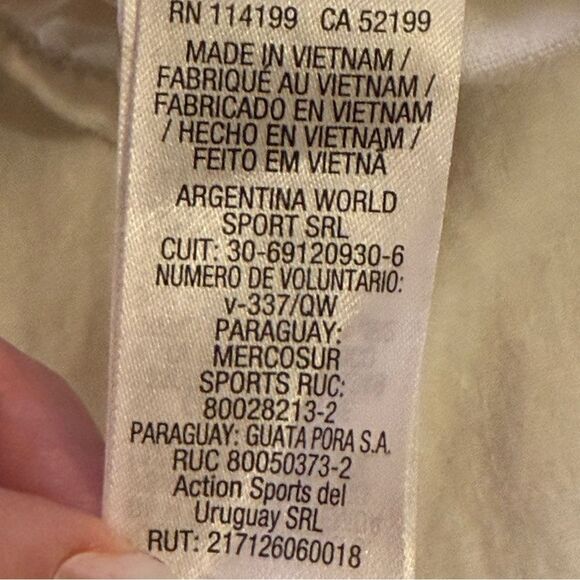 Roxy Oceanside Drawstring Pants Cotton Linen Blend White Size Large - Picture 7 of 15